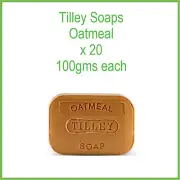 TILLEY SOAP x 20 Oatmeal Soap 100gm - AUSTRALIAN MADE