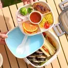1 Set 1300ml Bento Box High Capacity Pack Rice Fruit Food Container Storage Box