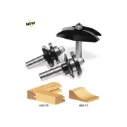 Timberline TRS-280 3-Pc Cove Raised Panel Door Making Router Bit Set 1/2 SHK