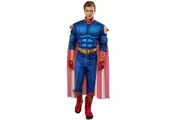 The Boys Unisex Adult Deluxe The Homelander Costume (Blue/Red) - UTBN6152