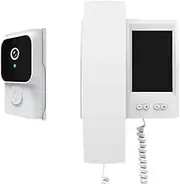 Video Doorbell Intercom System with Clear Display and Infrared for Day and Night Monit
