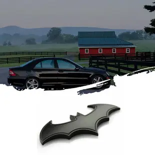 金屬徽章蝙蝠 3d 尾巴貼花汽車摩托車後徽標貼紙