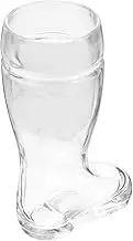 MAGICLULU Boots Shaped Glass Cup Creative Transparent Drink Glass for Cocktails Wine Beer for Nightclubs Parties and Bars Unique Design for Stylish Serving