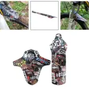 2Pcs Bike MTB Mudguard Rear & Front Fenders Mud Guard Kit Mountain Bike Bicycle