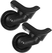 Baluue 1Pair Luggage Swivel Wheels Replacement for Suitcase Durable Caster Wheels for Travel Bags Easy to Install Replacement Wheels for Luggage Accessories