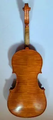 4/4 violin flame maple back rib neck spruce top Unassembled new #02
