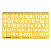 Upper and Lower Case English Alphabet Number Drafting Tools Letter Stencils Alphabet Lettering Template