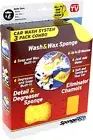 Sponge Tech 50410 Car Wash System 3pc. Wash & Wax Sponge & Chamois USA NEW