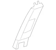 Genuine Honda Upper Center Pillar Trim 84161-TP6-A02ZC (for: Honda)