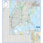 Bronx, NY Wall Map