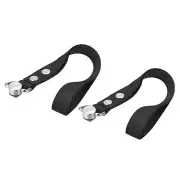 1/4" Male 1.02" Wide Steel D-Ring Hinged Holder with Wrist Strap for Camera 2Pcs