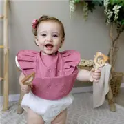 Snuggle Hunny Floret Frill Snuggle Bib