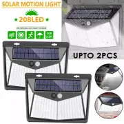 Outdoor Waterproof Solar Power Led Motion Sensor Wall Light for Gate Yard Garden