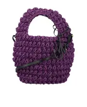 Popcorn Basket tote bag One size Purple