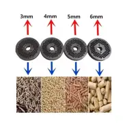 3-6mm Feed Pellet Machine Plate Grinder Disc fit Animal Feed Pellet Mill Machine