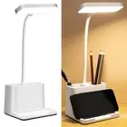 T Kids Reading Light 3 LED Modes Stable Base Flexible Gooseneck USB Charge Kids