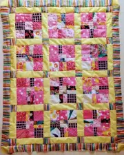Handmade Original Cotton Patchwork quilt top/topper
