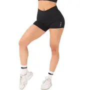 Unit - Womens Tempo Mini Active Shorts (Black)