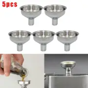 Steel Funnels Kitchen Bottle Mini Funnel Small 5pcs Stainless Practical