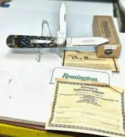 Remington USA 2004 R103B Bone "Old Reliable" Bullet Knife in Box nos 65mm