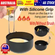 Stainless Steel Egg Cooker Egg Ring Collapsible Hang Ear Egg Boiler Poached DM