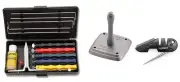 Lansky Deluxe Knife Sharpening System - 5 Hones - LKCLX + Universal Mount + L...