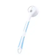 Electric Brush for Back, Face, Body and Feet, 5 Removable, Detachable Soft Bristle Silicone Brush Heads for Face, USB Rechargeable(Blue)