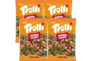 Trolli Super Sour Gummy Bears Lollies Candy 2kg Bag 4 Pack Bulk