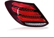Tailligt Assembly Compatible With Mercedes-benz E-class 2016-2020 LED Driving Light LED Brake Light LED Sequential Turn Signal(Red)