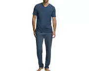 Buffalo David Bitton Men's Loungewear Set (M, Indigo)