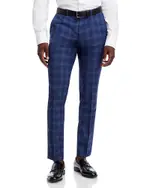 Hugo Hesten Plaid Extra Slim Fit Suit Pants