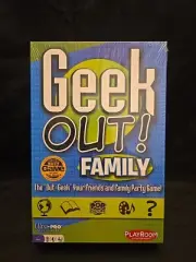 Geek Out! --- Family Edition Board Game .SEALED/NEW