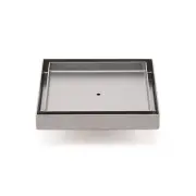 150x150mm Square Tile Insert Floor Drain Stainless Steel Shower Grate 50mm Waste