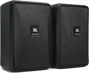 JBL Professional Control 23-1 Ultra-Compact Indoor/Outdoor Background/Foreground Speaker, Black, Sold as Pair