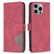 BINFEN COLOR BF05 Phone Case for iPhone 15 Pro Max ,Stand Imprinted Wallet PU Leather Cover