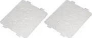 uxcell Microwave Oven Waveguide Cover Mica Plate Sheet Insulation Board Repairing Kit 4.6 x 3.9 Inch 2pcs