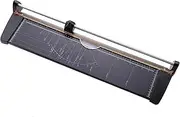 Paper Cutter, Heavy-Duty A2 Rotary Trimmer with Sliding Cutter Head, Craft Papera2 Metal Guillotine Paper Cutter Cutting Performance Up to 10 Sheets,Craft Paper, Photo for A4 A5 Paper