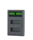 2 Slots Quick Battery Power Charger Cradle for GoPro Hero 9 10 11 12 13 Black