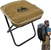 Folding Camp Stool,Foldable Portable Stool | Ultralight Seat, Lightweight for Travel, Hiking, BBQ, Fishing, Beach