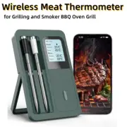 Wireless Meat Food Thermometer with 2 Probes Wifi Bluetooth Control Kitchen BBQ