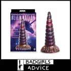 Alien Nation - Pegasus Beaded Unicorn Horn Metallic Silicone Anal Plug 8" Dildo