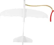 KALLORY Kids Foam Airplane Toy: Outdoor Rubber Band Glider DIY Painting Project for Boys Girls Paint Your Own Plane Party Favor Birthday Present for Child