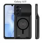Battery Charger Casef or Samsung Galaxy A15 powerbank Wireless Charging Cover
