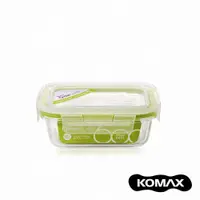 在飛比找蝦皮商城優惠-韓國KOMAX 耐熱玻璃保鮮盒 長方型370ml 索樂生活 