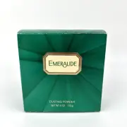 Emeraude Coty 4oz Dusting Perfume Body Powder w/ Puff NEW OLD STOCK Discontinued