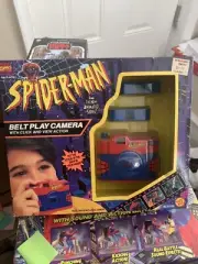 1994 ToyBiz Spider-Man Belt Play Camera Factory Sealed MOC Spiderman Marvel Toy
