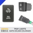 TRAY LIGHTS BLUE LED (RO) Push Switch Suit HOLDEN COLORADO 2012-2016 12v Dash
