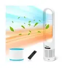 Fan and Heater Combo,3-in-1 Bladeless Fan with Remote,Space Heater Fan,HEPA F...