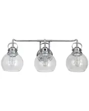 JONATHAN Y Designs 3-Light Shirley Chrome Vanity Light
