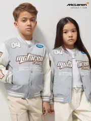 Reiss Blue Tones Zoom 3-9 yrs McLaren F1 Team Bomber Jacket Unisex Fit (AY4385) | $180